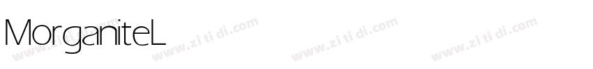 Morganite Light字体转换